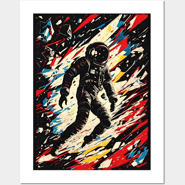 Shattered Space Voyage Wall Art by star trek fanart and more